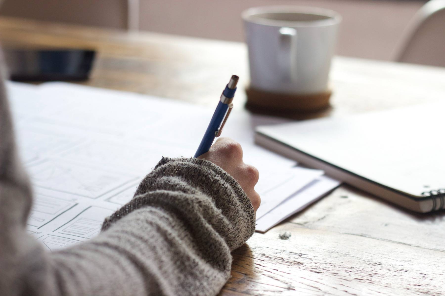 Script Writing Web handwriting notes on paper