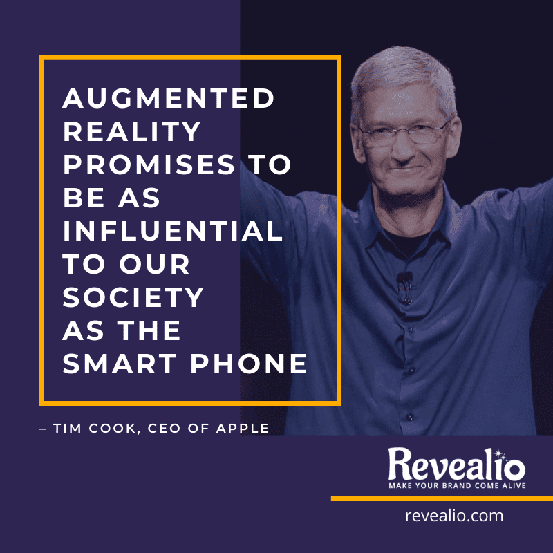 Tim Cook talks about the relevancy of augmented reality