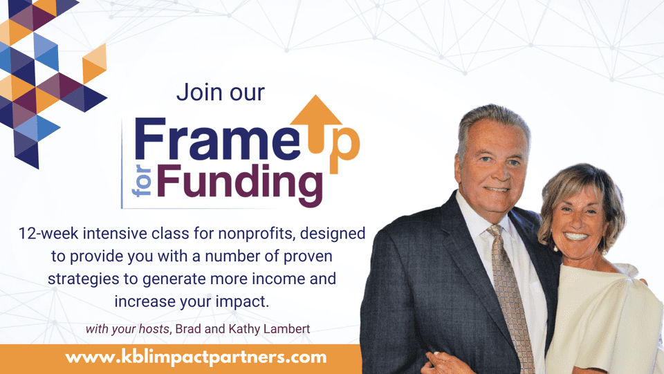 KBL Impact Partners offer Frame Up For Funding 12 week training