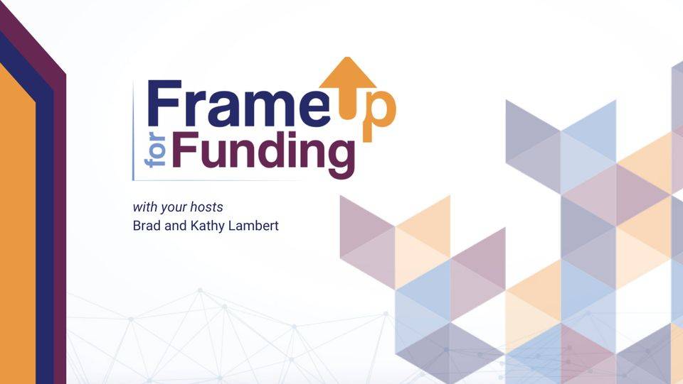 Frame up for funding banner